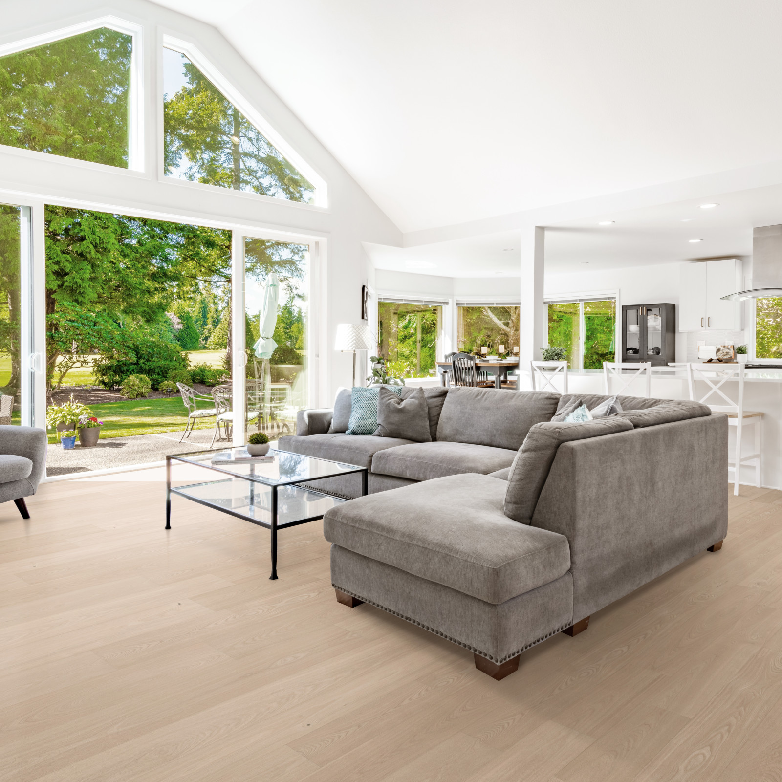 Clarified Ash engineered hardwood flooring - Image 1