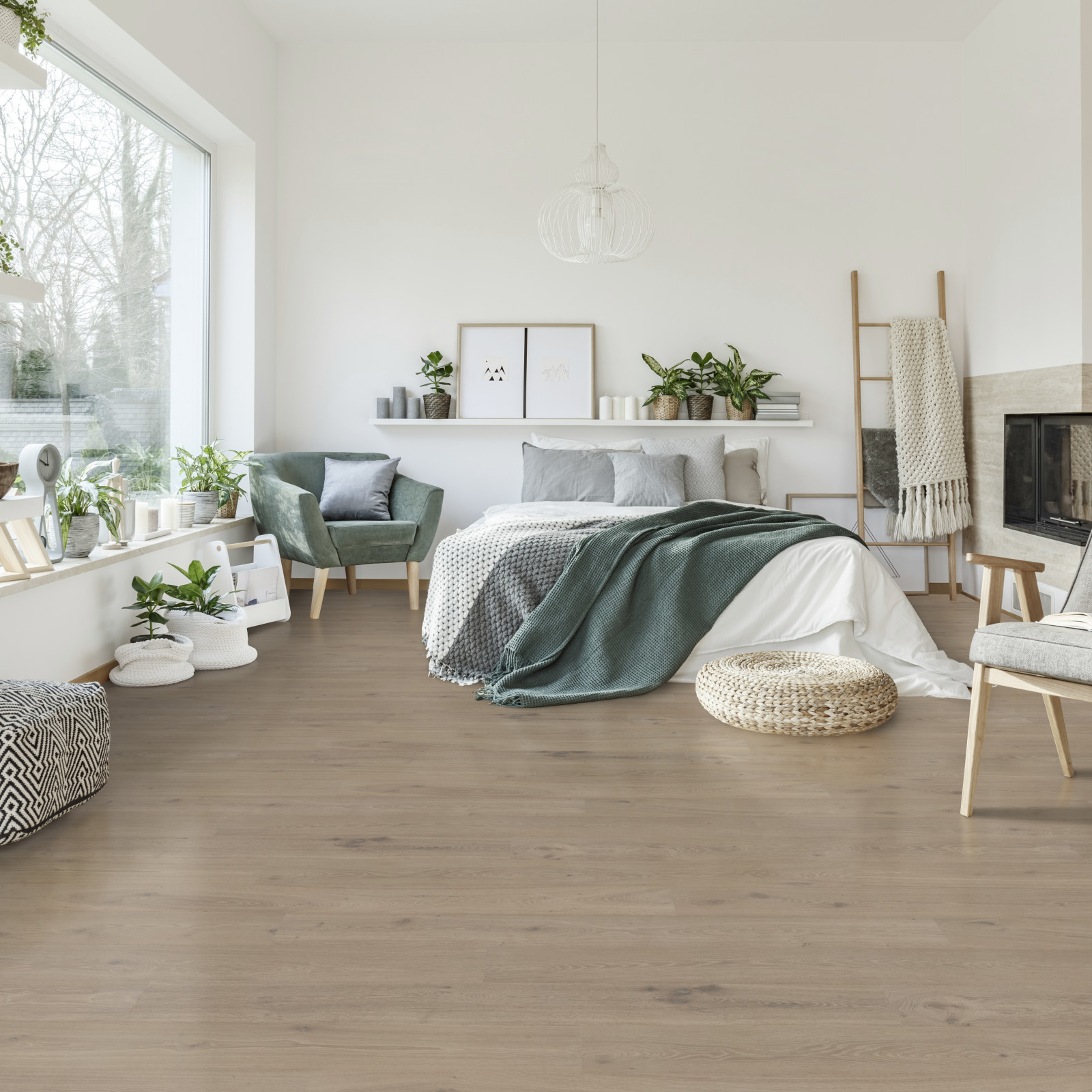 Shipboard Sauv CALI Hardwoods First Press flooring room scene and product photos - Image 1