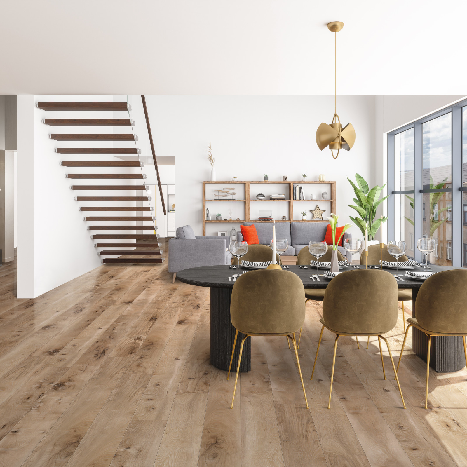 Seaboard Oak CALI Vinyl Longboards - Modern Farmhouse Flooring - Image 1