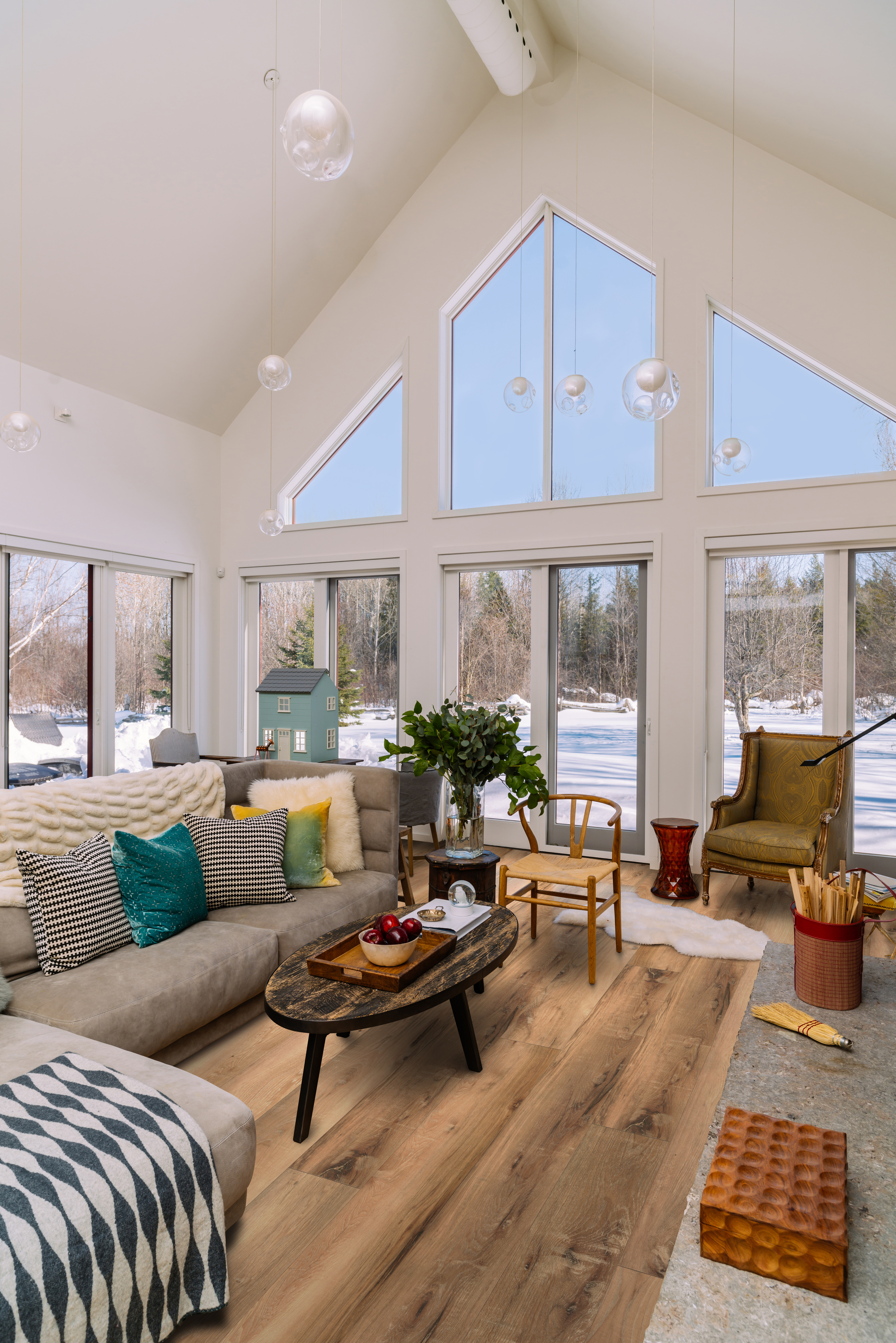 North Shore Oak Longboards Vinyl - Mid-Century Modern Style