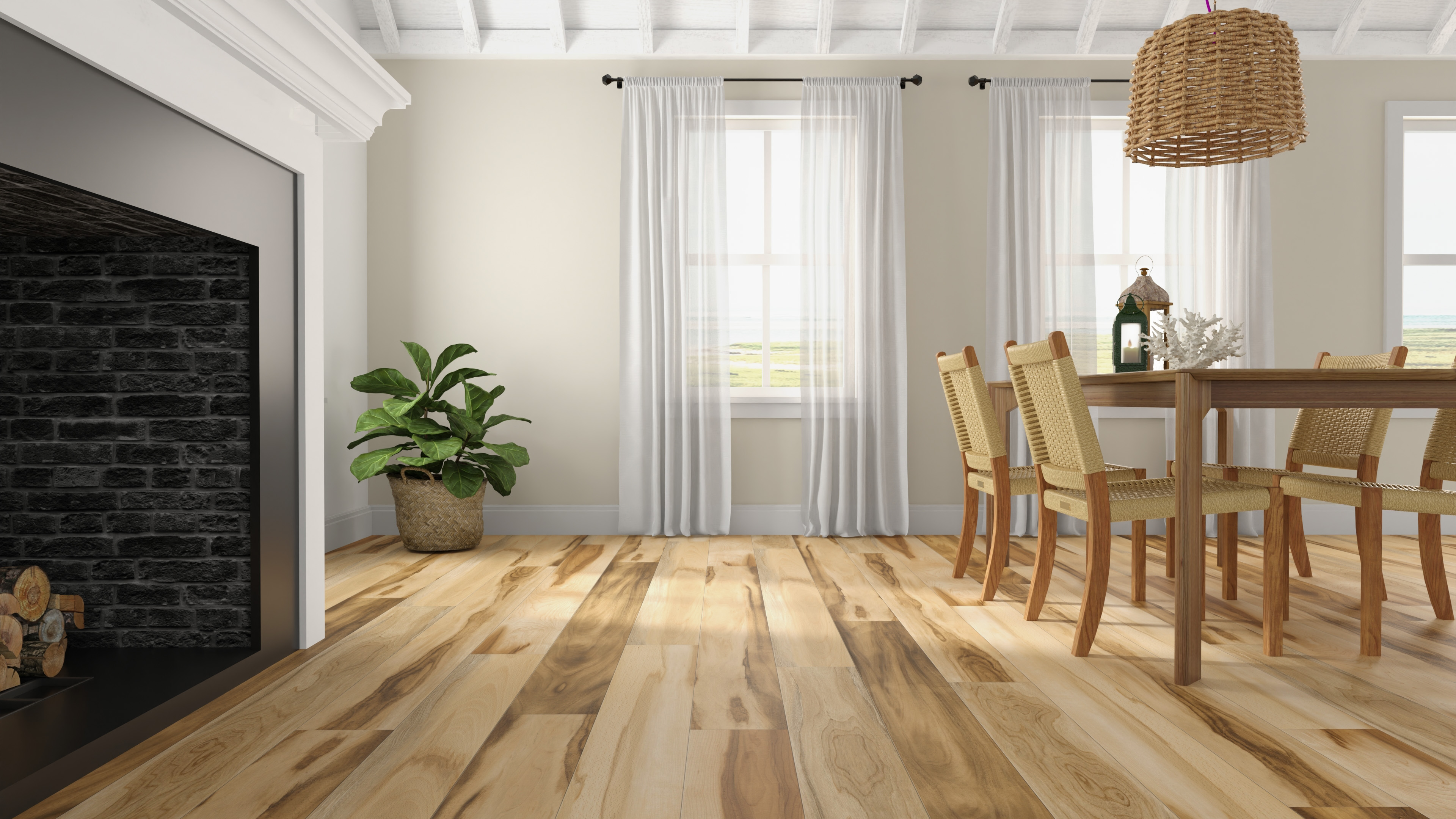 Huntington Hickory CALI Vinyl Windansea High Tide - Farmhouse Flooring